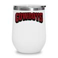 Cowboys Back To School Spirit M Wine Tumbler Cowboys Back To School Spirit M Wine Tumbler