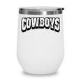 Cowboys Back To School Spirit Wine Tumbler Cowboys Back To School Spirit Wine Tumbler