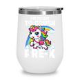 Crush Pre-K Girls Back To School Unicorn First Day Preschool Wine Tumbler