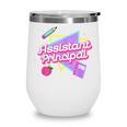 Cute Assistant Principal Shirt 80's 90's Back To School Wine Tumbler Cute Assistant Principal Shirt 80's 90's Back To School Wine Tumbler