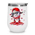 Dabbing Baseball Drip Ice Cream Youth Boy Valentines Day Wine Tumbler Dabbing Baseball Drip Ice Cream Youth Boy Valentines Day Wine Tumbler
