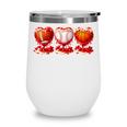 Drip Valentines Day Basketball Baseball Football Boy Men Kid Wine Tumbler