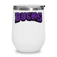 Ducks Back To School Spirit P Wine Tumbler Ducks Back To School Spirit P Wine Tumbler