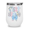 First Grade Coquette Bow Pencil First Day Back To School Performance Wine Tumbler First Grade Coquette Bow Pencil First Day Back To School Performance Wine Tumbler