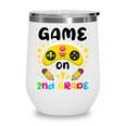 Game On 2nd Grade Cute Video Gamer Back To School 2026 Kids Wine Tumbler