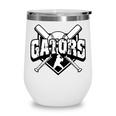 Gators Baseball Back To School Spirit Wine Tumbler Gators Baseball Back To School Spirit Wine Tumbler