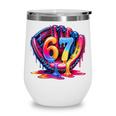 Gen Alpha Slang Ice Cream Drip Six Seven 67 Baseball Catcher Wine Tumbler Gen Alpha Slang Ice Cream Drip Six Seven 67 Baseball Catcher Wine Tumbler
