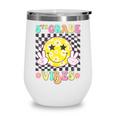 Girls 5th Grade Vibes Smile Face Back To School Fifth Grade Wine Tumbler Girls 5th Grade Vibes Smile Face Back To School Fifth Grade Wine Tumbler