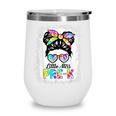 Girls PRE-K Preschool Back To School Cute Little Miss Pre-k Wine Tumbler