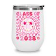 Groovy Class Of 2038 Grow With Me Smile Face Back To School Wine Tumbler Groovy Class Of 2038 Grow With Me Smile Face Back To School Wine Tumbler