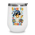 Happy First Day Of School Back To School Goose Boys Kids Wine Tumbler Happy First Day Of School Back To School Goose Boys Kids Wine Tumbler