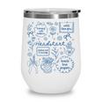 Headstart Love Inspire Teach Blue Bow Back To School Wine Tumbler Headstart Love Inspire Teach Blue Bow Back To School Wine Tumbler