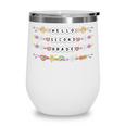 Hello Second Grade Friendship Bracelets Back To School Kids Wine Tumbler Hello Second Grade Friendship Bracelets Back To School Kids Wine Tumbler