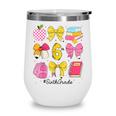 Hello Sixth 6th Grade Back To School Coquette Bow Girls Wine Tumbler Hello Sixth 6th Grade Back To School Coquette Bow Girls Wine Tumbler
