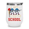 I Hit 100 Days Of School Baseball Kids Boy Teacher 100th Day Wine Tumbler
