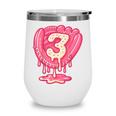 Ice Cream Baseball Glove 3rd Birthday Edition Wine Tumbler Ice Cream Baseball Glove 3rd Birthday Edition Wine Tumbler