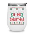 I’Ll Be Home For Christmas Baseball Ugly Sweater Art Wine Tumbler I’Ll Be Home For Christmas Baseball Ugly Sweater Art Wine Tumbler