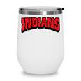Indians Back To School Spirit R Wine Tumbler Indians Back To School Spirit R Wine Tumbler