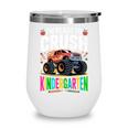 Kids Back To School I'm Ready To Crush Kindergarten For Boys Wine Tumbler Kids Back To School I'm Ready To Crush Kindergarten For Boys Wine Tumbler