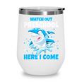 Kids Back To School Watch Out Preschool Here I Come Shark Boys Wine Tumbler