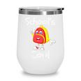 Kids School's Cool Saying Back To School For Kids Wine Tumbler Kids School's Cool Saying Back To School For Kids Wine Tumbler