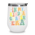 Kindergarten Era Happy Back To School Groovy Kids Boys Girls Wine Tumbler