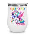 Kindergarten Here I Come Unicorn Girls Kids Back To School Wine Tumbler Kindergarten Here I Come Unicorn Girls Kids Back To School Wine Tumbler