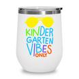 Kindergarten Vibes Only Glow Sunglasses Back To School Wine Tumbler