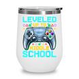 Leveled Up To Middle School Video Gamer Back To School Boys Wine Tumbler Leveled Up To Middle School Video Gamer Back To School Boys Wine Tumbler