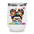 Little Miss Kindergarten Back To School Kindergarten Girls Wine Tumbler