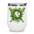 Lucky Shamrock Baseball Gloves Drip St Patrick's Day Boys Wine Tumbler Lucky Shamrock Baseball Gloves Drip St Patrick's Day Boys Wine Tumbler