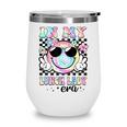 In My Lunch Lady Era Groovy Retro Back To School Wine Tumbler