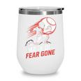 Mask On Fear Gone Baseball Catcher Softball Wine Tumbler Mask On Fear Gone Baseball Catcher Softball Wine Tumbler