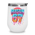 Mason 67 Costume Ice Cream Baseball Drip 6 7 Meme Six Seven Wine Tumbler