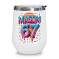 Mason 67 Meme Ice Cream Baseball Drip Wine Tumbler