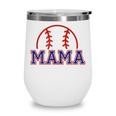 Mom Of Rookie 1st Birthday Baseball Boy Family Matching Wine Tumbler