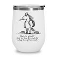 Naive Horse Doodle Back To School Gallop Homework Art Wine Tumbler Naive Horse Doodle Back To School Gallop Homework Art Wine Tumbler