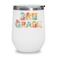 Octopus Third Grade Back To School Kids Boys Girls Wine Tumbler