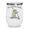 Off To Teach Fourth Grade Froggy Cute Frog Back To School Wine Tumbler Off To Teach Fourth Grade Froggy Cute Frog Back To School Wine Tumbler