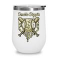 Old School Camo Baseball Drip Double Digits 10th Birthday Wine Tumbler