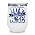 Panthers Back To School Spirit B Wine Tumbler Panthers Back To School Spirit B Wine Tumbler
