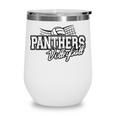 Panthers Volleyball Back To School Spirit Wine Tumbler Panthers Volleyball Back To School Spirit Wine Tumbler