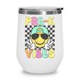 Pre-K Vibes Smile Face Back To School Pre-K Wine Tumbler Pre-K Vibes Smile Face Back To School Pre-K Wine Tumbler