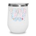 Preppy Fourth Grade Back To School Coquette 4th Grade Wine Tumbler Preppy Fourth Grade Back To School Coquette 4th Grade Wine Tumbler