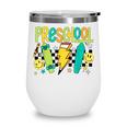 Preschool Skateboard Back To School Boy Girl Kid Wine Tumbler Preschool Skateboard Back To School Boy Girl Kid Wine Tumbler