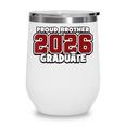 Proud Brother Of 2026 Graduate Matching Back To School M Wine Tumbler Proud Brother Of 2026 Graduate Matching Back To School M Wine Tumbler
