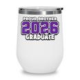 Proud Brother Of 2026 Graduate Matching Back To School P Wine Tumbler Proud Brother Of 2026 Graduate Matching Back To School P Wine Tumbler