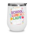 Proud Cafeteria Noun Definition Lunch Lady Back To School Wine Tumbler