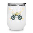 Im Ready To Crush 1st Grade Boy Monster Truck Back To School Wine Tumbler