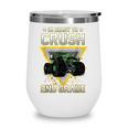 Ready To Crush 2nd Grade Monster Truck Boy Back To School Wine Tumbler Ready To Crush 2nd Grade Monster Truck Boy Back To School Wine Tumbler